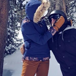 Roxy Navy Leaves Anorak